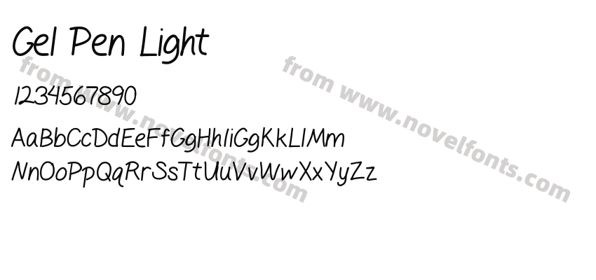 Gel Pen LightPreview