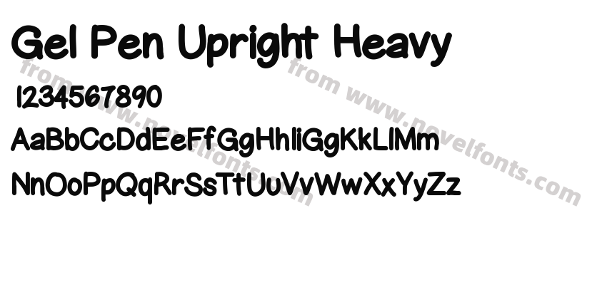 Gel Pen Upright HeavyPreview
