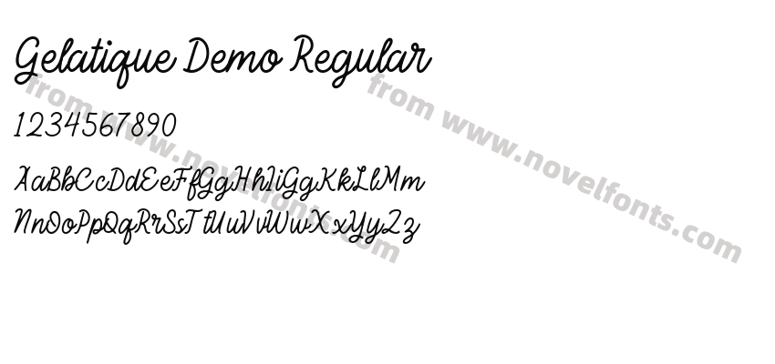 Gelatique Demo RegularPreview