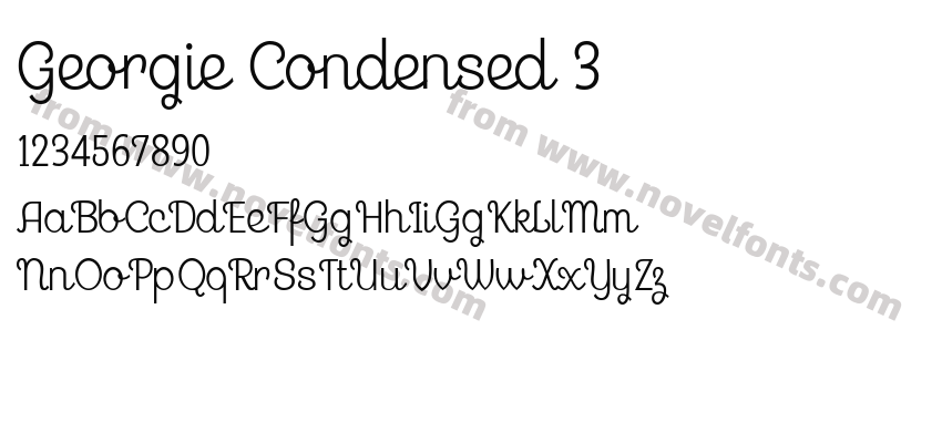 Georgie Condensed 3Preview