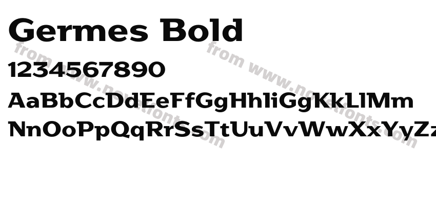 Germes BoldPreview