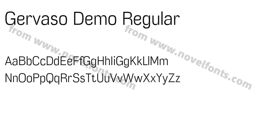 Gervaso Demo RegularPreview