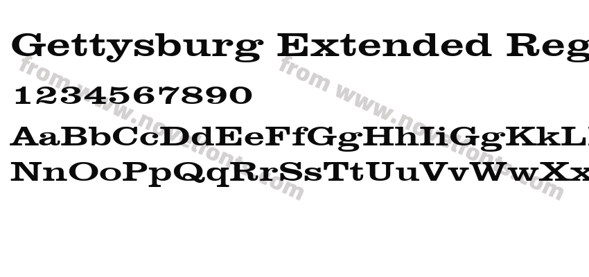 Gettysburg Extended RegularSWFTEPreview