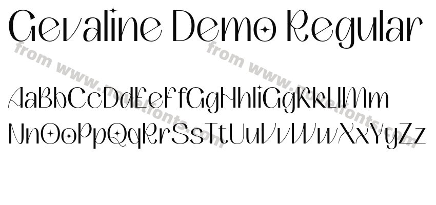 Gevaline Demo RegularPreview
