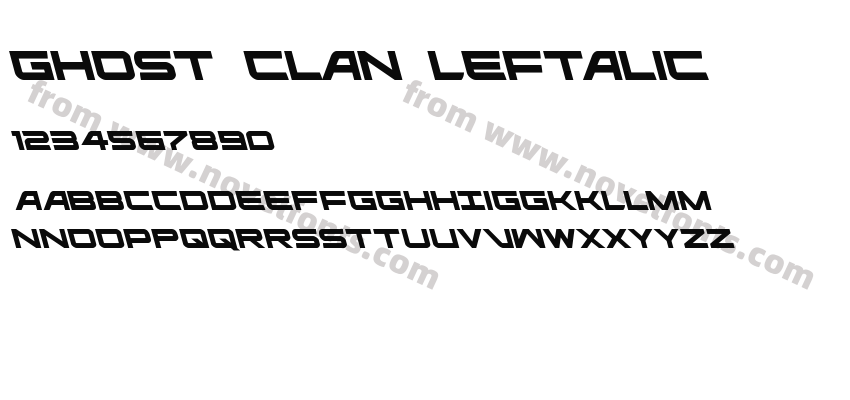 Ghost Clan LeftalicPreview