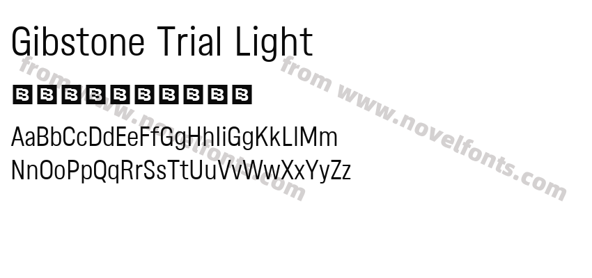 Gibstone Trial LightPreview