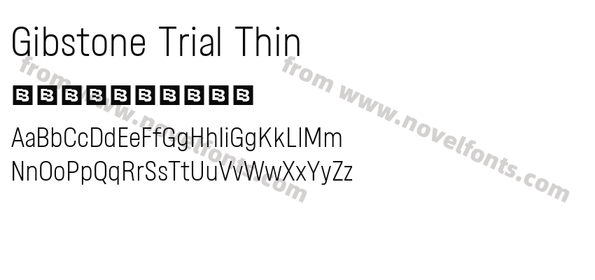 Gibstone Trial ThinPreview