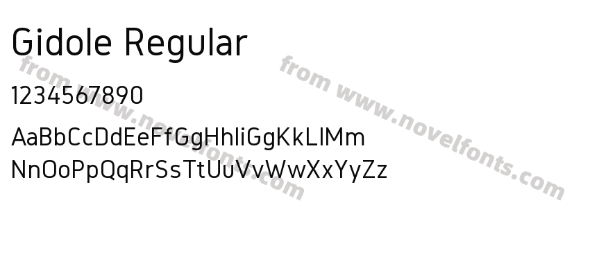 Gidole RegularPreview