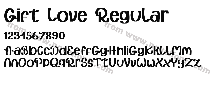 Gift Love RegularPreview