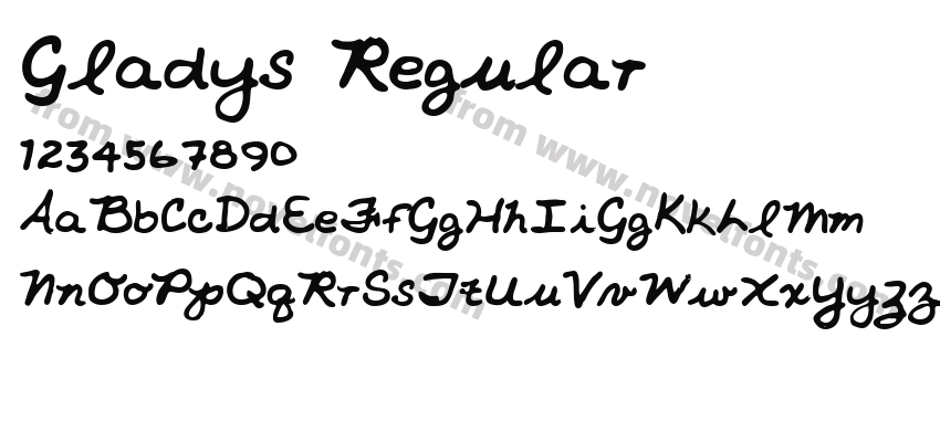 Gladys RegularPreview