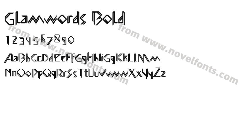 Glamwords BoldPreview