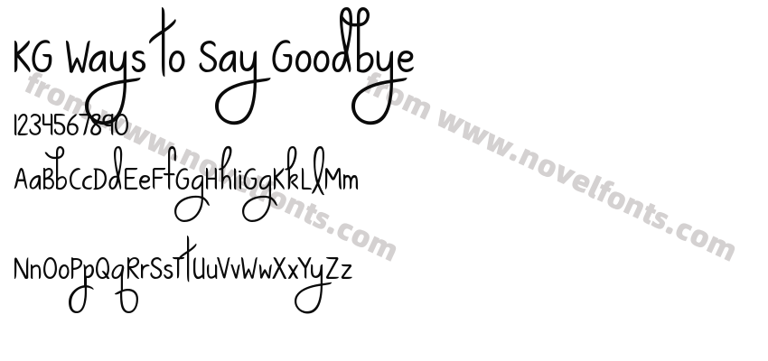 KG Ways to Say GoodbyePreview