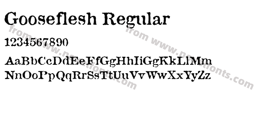 Gooseflesh RegularPreview