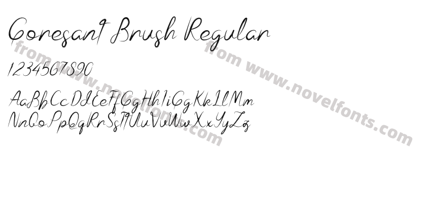 Goresant Brush RegularPreview