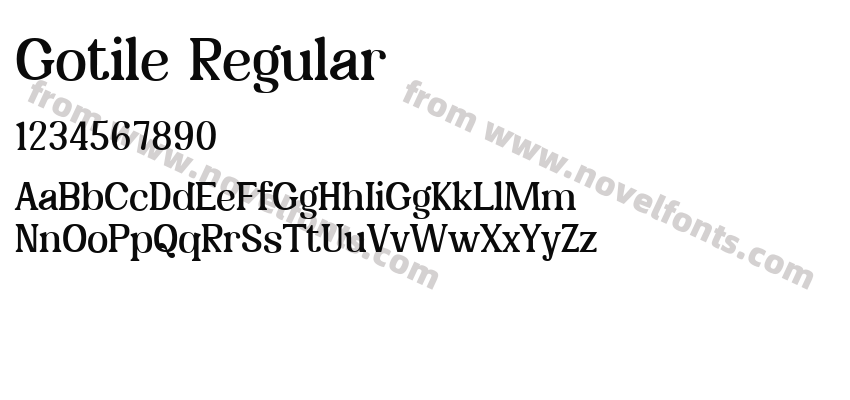 Gotile RegularPreview