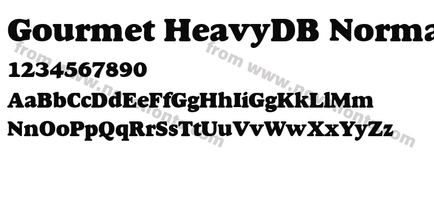 Gourmet HeavyDB NormalPreview