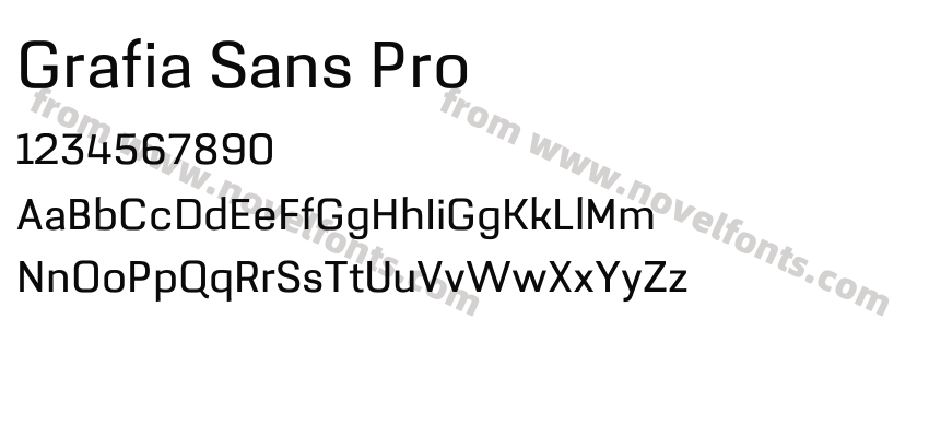 Grafia Sans ProPreview