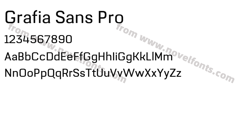 Grafia Sans ProPreview