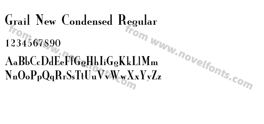 Grail New Condensed RegularPreview