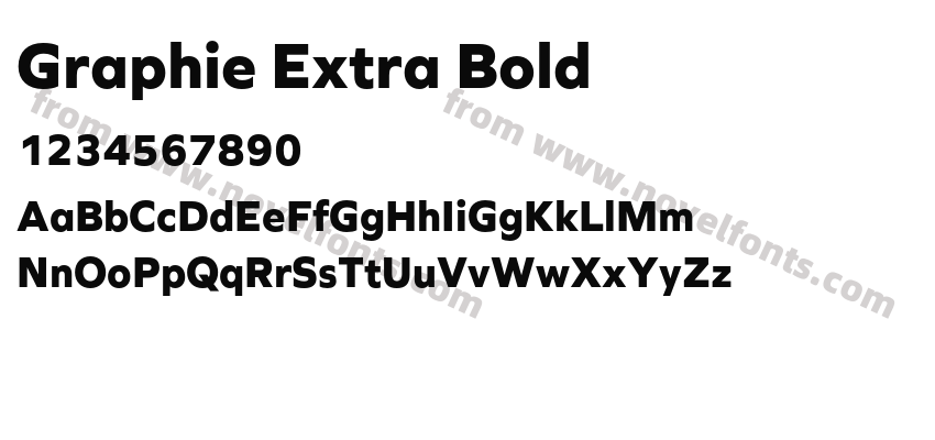 Graphie Extra BoldPreview