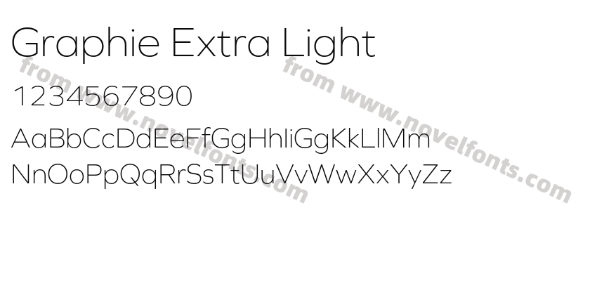 Graphie Extra LightPreview