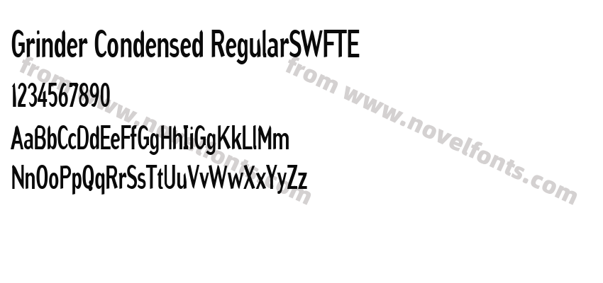 Grinder Condensed RegularSWFTEPreview