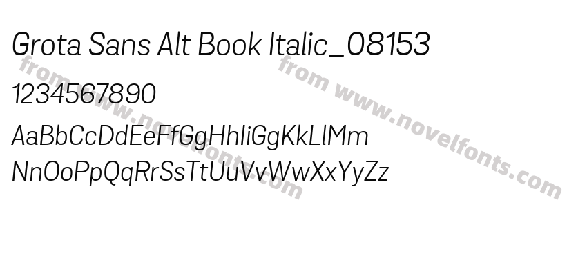 Grota Sans Alt Book Italic_08153Preview