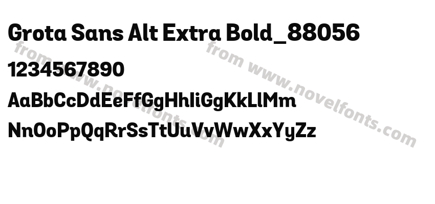 Grota Sans Alt Extra Bold_88056Preview