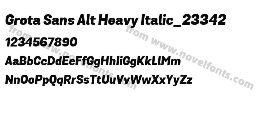 Grota Sans Alt Heavy Italic_23342Preview