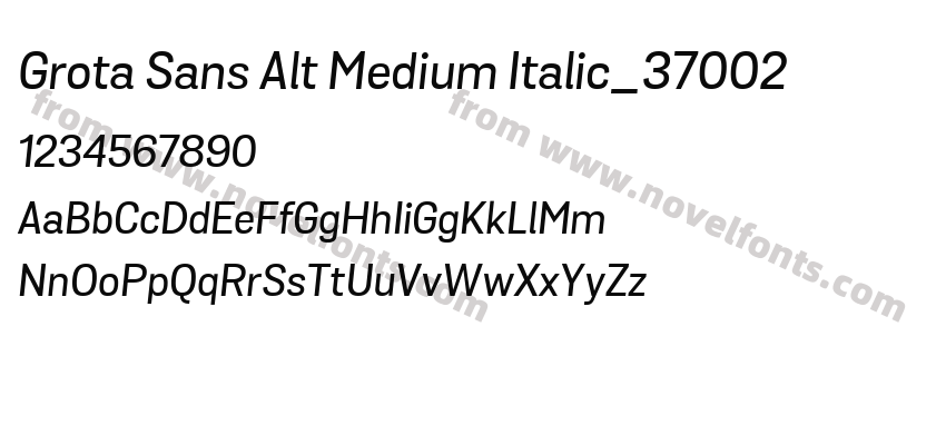 Grota Sans Alt Medium Italic_37002Preview