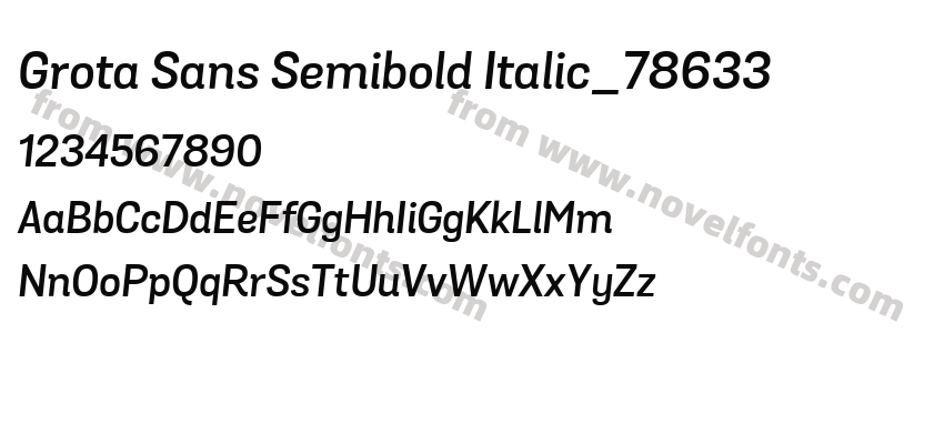 Grota Sans Semibold Italic_78633Preview
