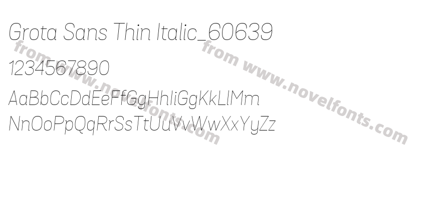 Grota Sans Thin Italic_60639Preview