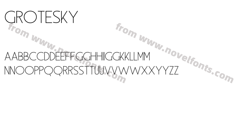 GroteskyPreview
