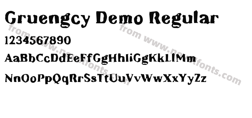 Gruengcy Demo RegularPreview
