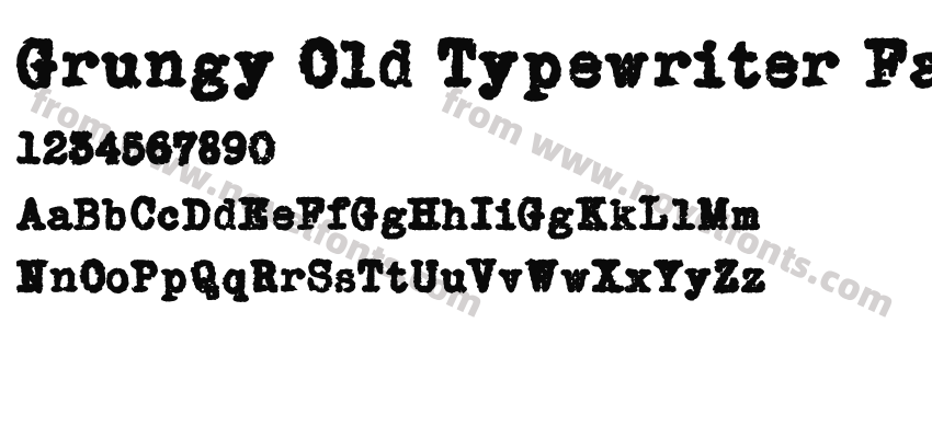 Grungy Old Typewriter FatPreview