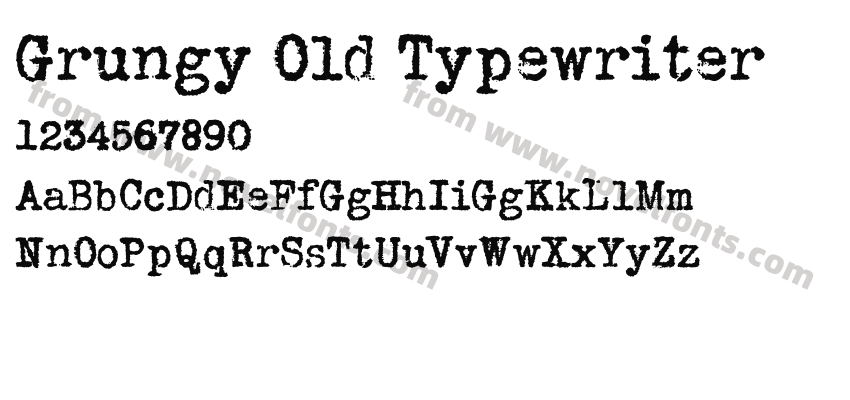 Grungy Old TypewriterPreview