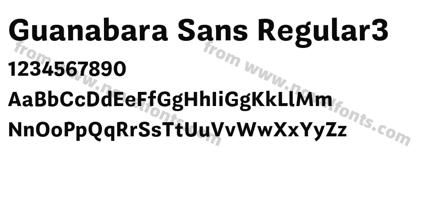 Guanabara Sans Regular3Preview
