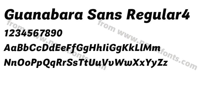 Guanabara Sans Regular4Preview