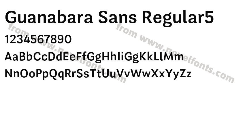 Guanabara Sans Regular5Preview