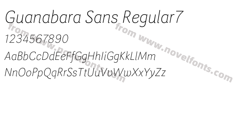 Guanabara Sans Regular7Preview