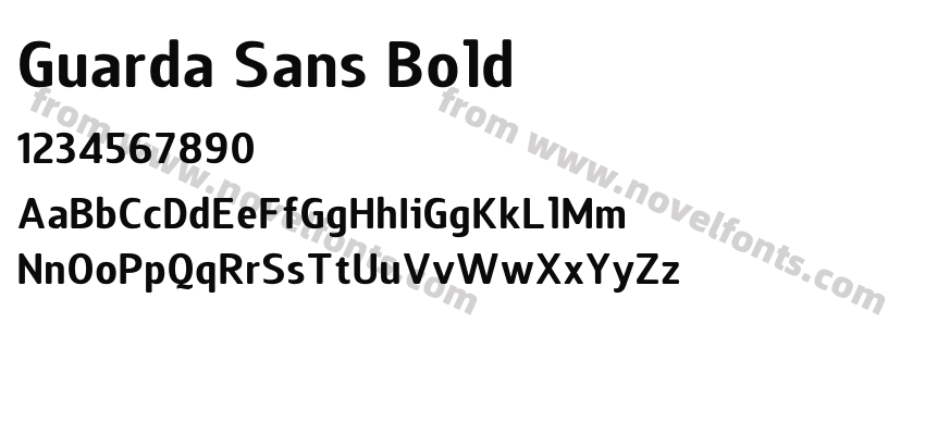 Guarda Sans BoldPreview