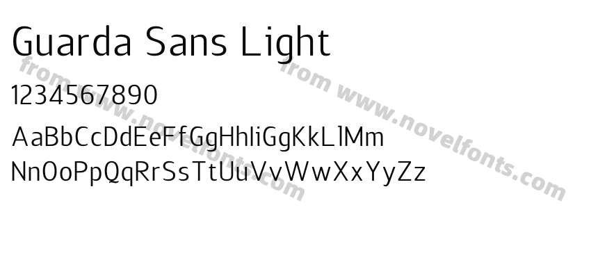 Guarda Sans LightPreview
