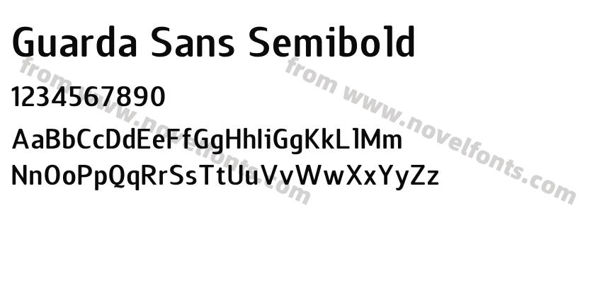 Guarda Sans SemiboldPreview