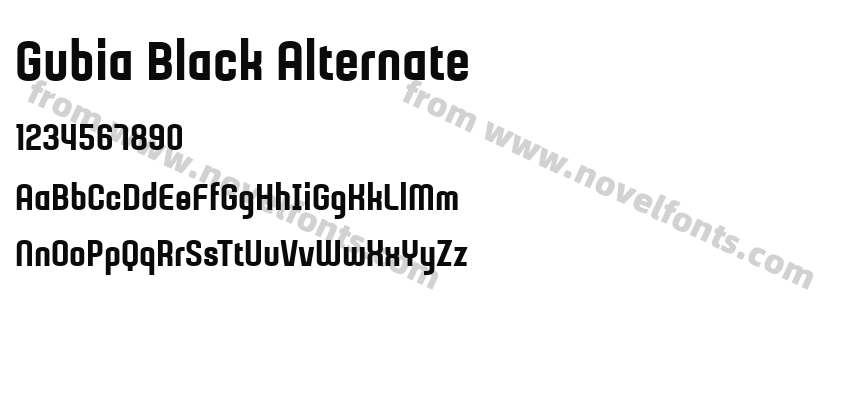 Gubia Black AlternatePreview