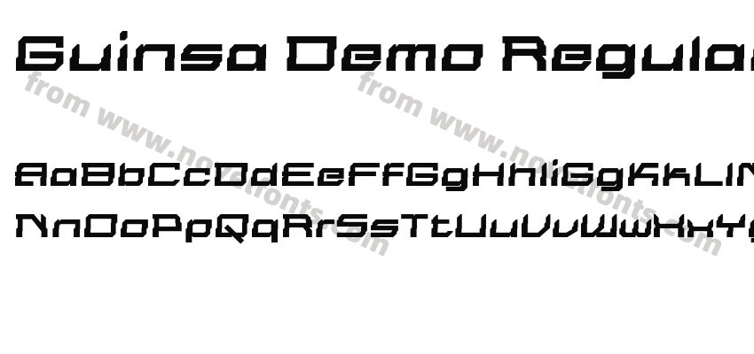 Guinsa Demo RegularPreview