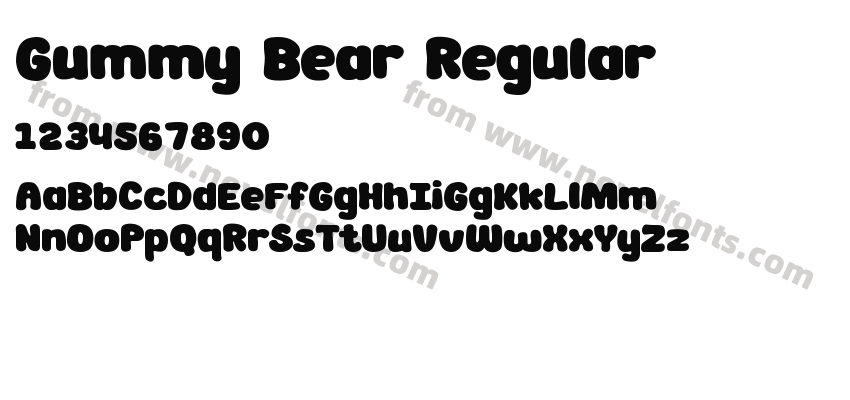 Gummy Bear RegularPreview