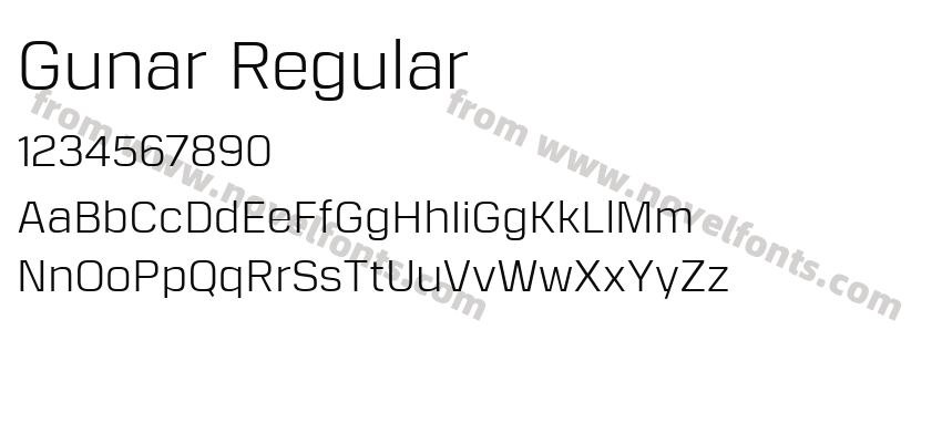 Gunar RegularPreview