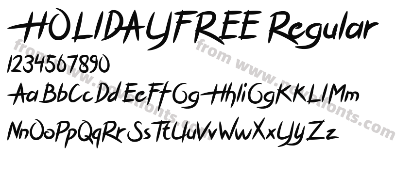 HOLIDAYFREE RegularPreview