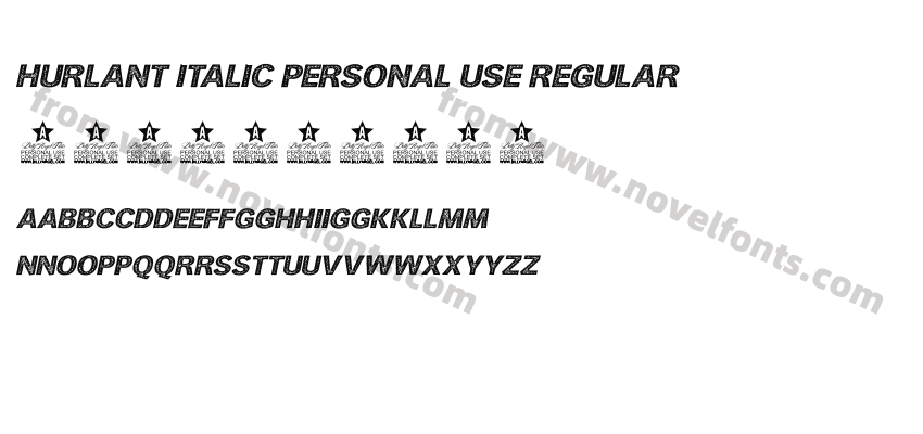 HURLANT ITALIC PERSONAL USE RegularPreview