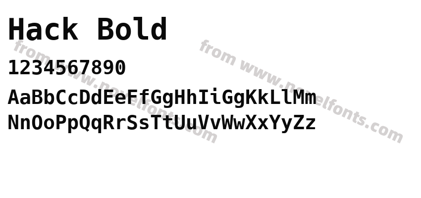 Hack BoldPreview